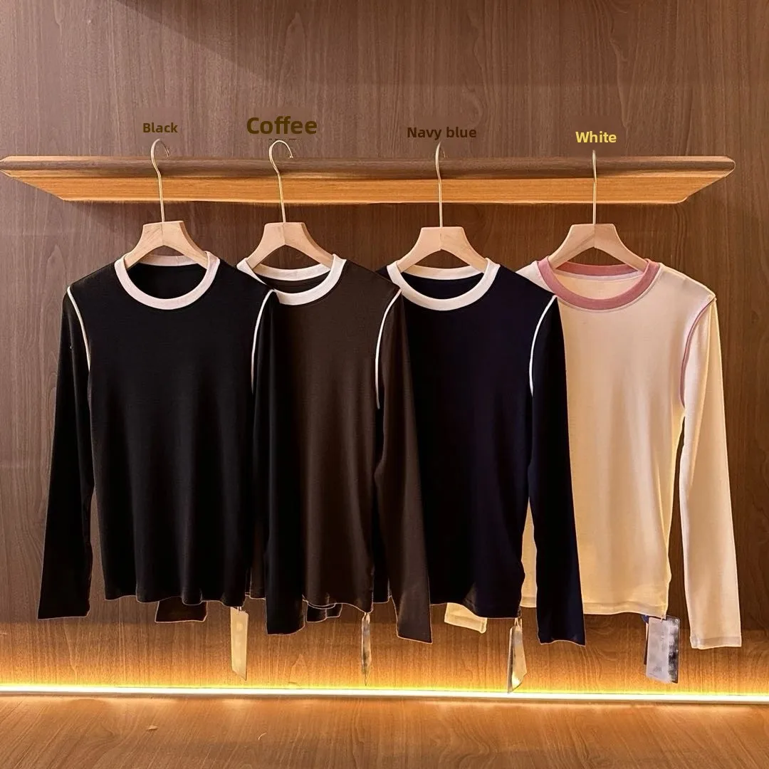 Женская трикотажная футболка Long Sve, шерстяная круглая блузка Ne Color, удобный базовый слой, простой универсальный топ
Женская трикотажная футболка Long Sve, шерстяная круглая блузка Ne Color, удобный базовый слой, простой универсальный топ