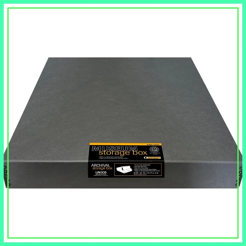 Archival Storage Box 20.75x24.75x3in Drop Front Acid-Free Metal Edge for Photos Documents Crafts Gray
Archival Storage Box 20.75x24.75x3in Drop Front Acid-Free Metal Edge for Photos Documents Crafts Gray