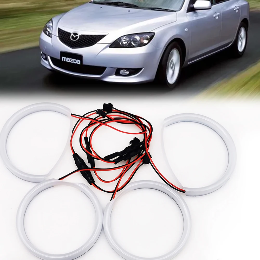 Replace Free Error Cotton LED Angel Eyes Headlight Kit for Mazda 3 MPS Speed3 Axela 2003-2008 Mazda Speed6 Atenza MPS Car DRL
Replace Free Error Cotton LED Angel Eyes Headlight Kit for Mazda 3 MPS Speed3 Axela 2003-2008 Mazda Speed6 Atenza MPS Car DRL