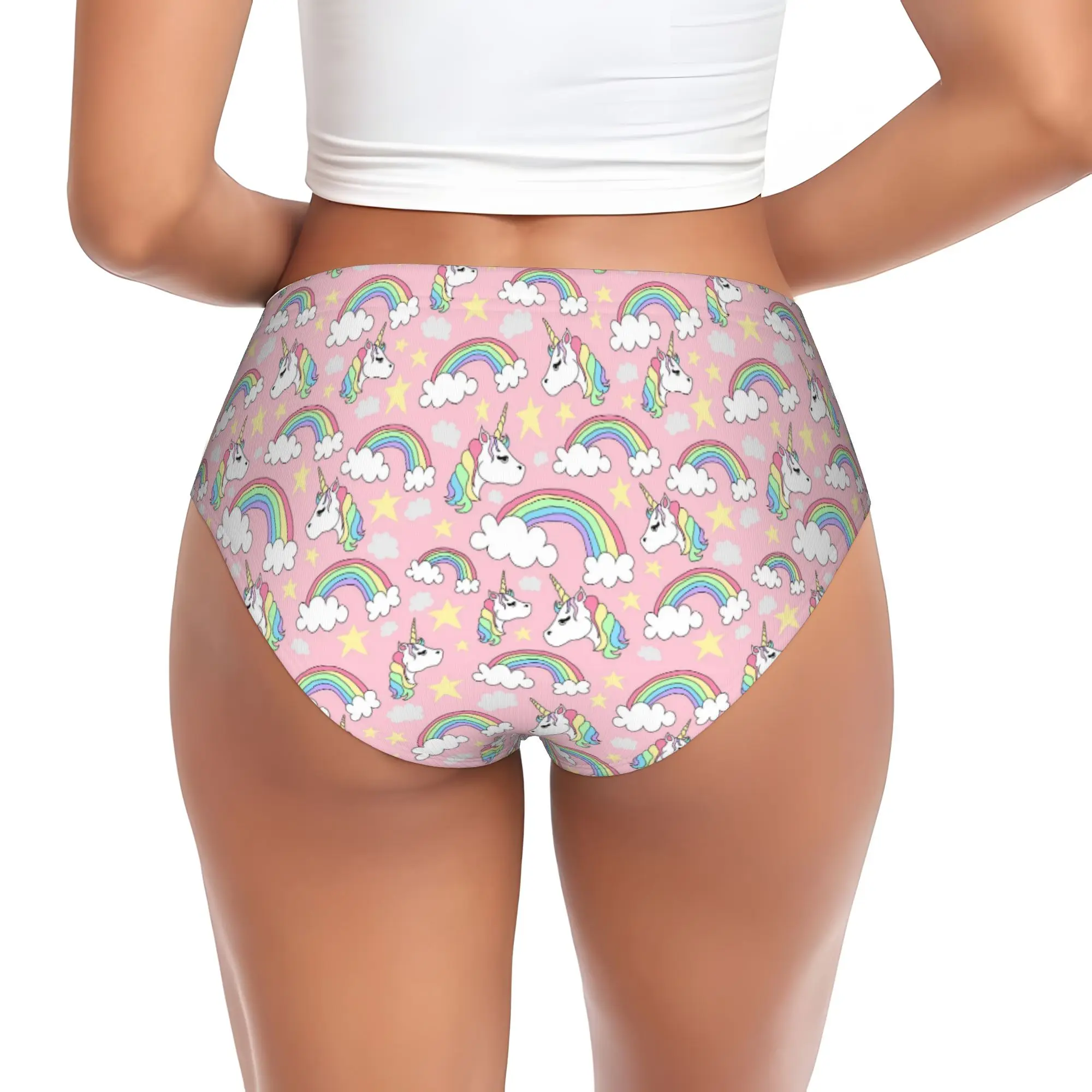 Custom Womens Dream Unicorn Brief Panties Female Comfort Cartoon Animal Underwear Underpants
Custom Womens Dream Unicorn Brief Panties Female Comfort Cartoon Animal Underwear Underpants