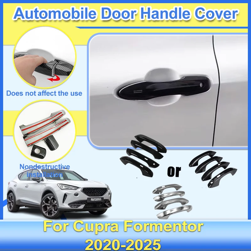 LHD Car Door Handle Covers For Cupra Formentor Accessories 2020-2025 2022 2024 Exterior Door Handle Outer Cover Sticker Tools
LHD Car Door Handle Covers For Cupra Formentor Accessories 2020-2025 2022 2024 Exterior Door Handle Outer Cover Sticker Tools