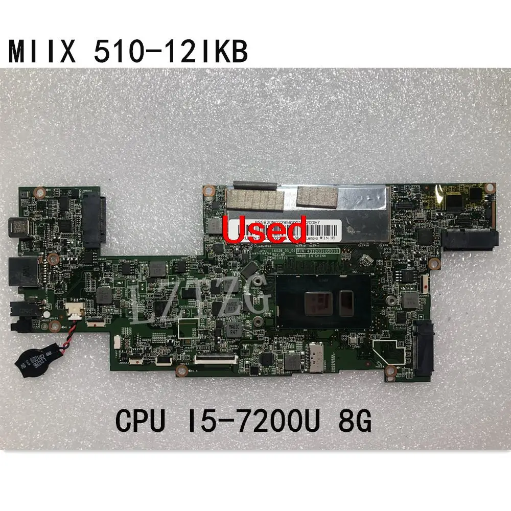 Используется для Lenovo Ideapad Miix 510-12IKB материнская плата для планшета ноутбука с ЦП I5-7200 8G FRU 5B20N02295
Используется для Lenovo Ideapad Miix 510-12IKB материнская плата для планшета ноутбука с ЦП I5-7200 8G FRU 5B20N02295