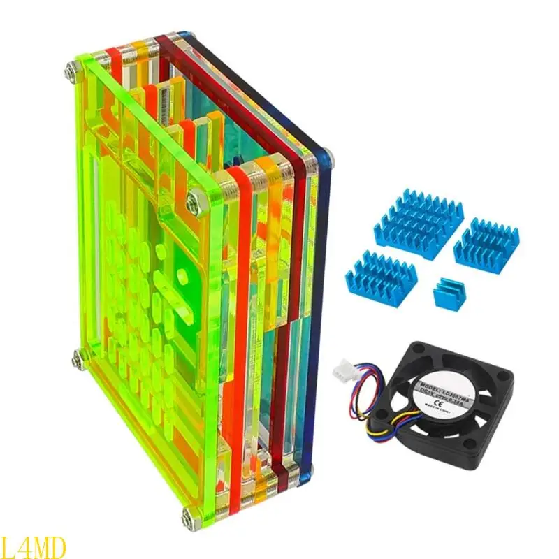 Случай L4MD для RPI 5 ПК BAORAD ACRYLE COPRECE CACE. Дополнительный охлаждающий вентилятор корпус
Случай L4MD для RPI 5 ПК BAORAD ACRYLE COPRECE CACE. Дополнительный охлаждающий вентилятор корпус