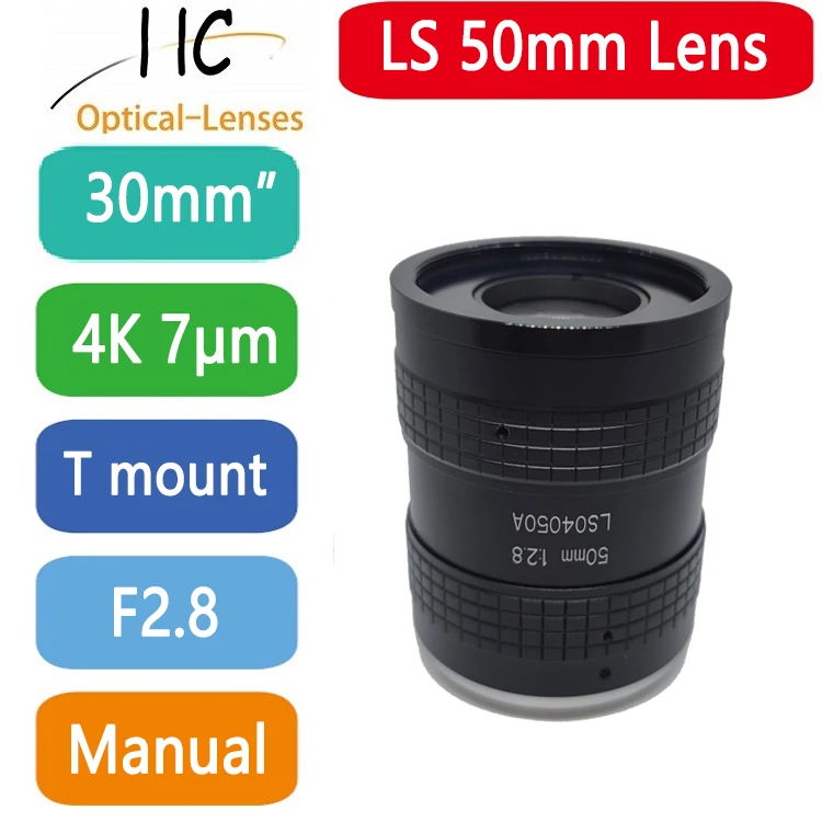 50mm Focal length 30mm Format M42 Mount Line Scan Lens Large Format High Resolution For Machine Vision Industrial Camera
50mm Focal length 30mm Format M42 Mount Line Scan Lens Large Format High Resolution For Machine Vision Industrial Camera