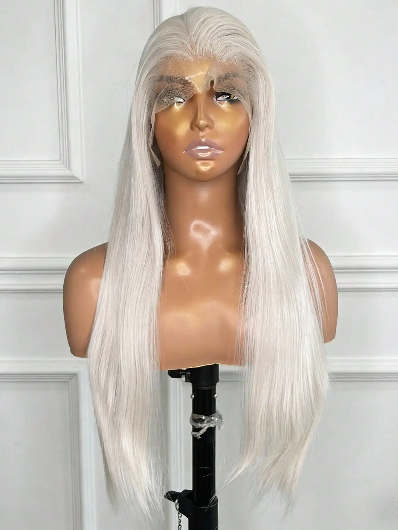Synthetic Lace Front Wig Natural Looking 180% Density Glueless Synthetic Wigs For Women Platinum Glueless Wigs For Daily Wear
Synthetic Lace Front Wig Natural Looking 180% Density Glueless Synthetic Wigs For Women Platinum Glueless Wigs For Daily Wear