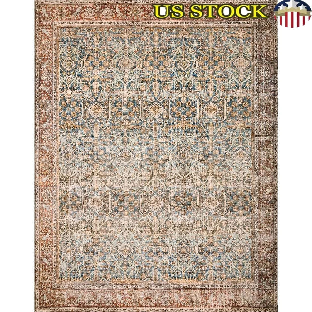 Durable Vintage Area Rug Soft Low Pile Non-Shedding Power Loomed Distressed Design Perfect Living Room Bedroom Dining Room Home
Durable Vintage Area Rug Soft Low Pile Non-Shedding Power Loomed Distressed Design Perfect Living Room Bedroom Dining Room Home