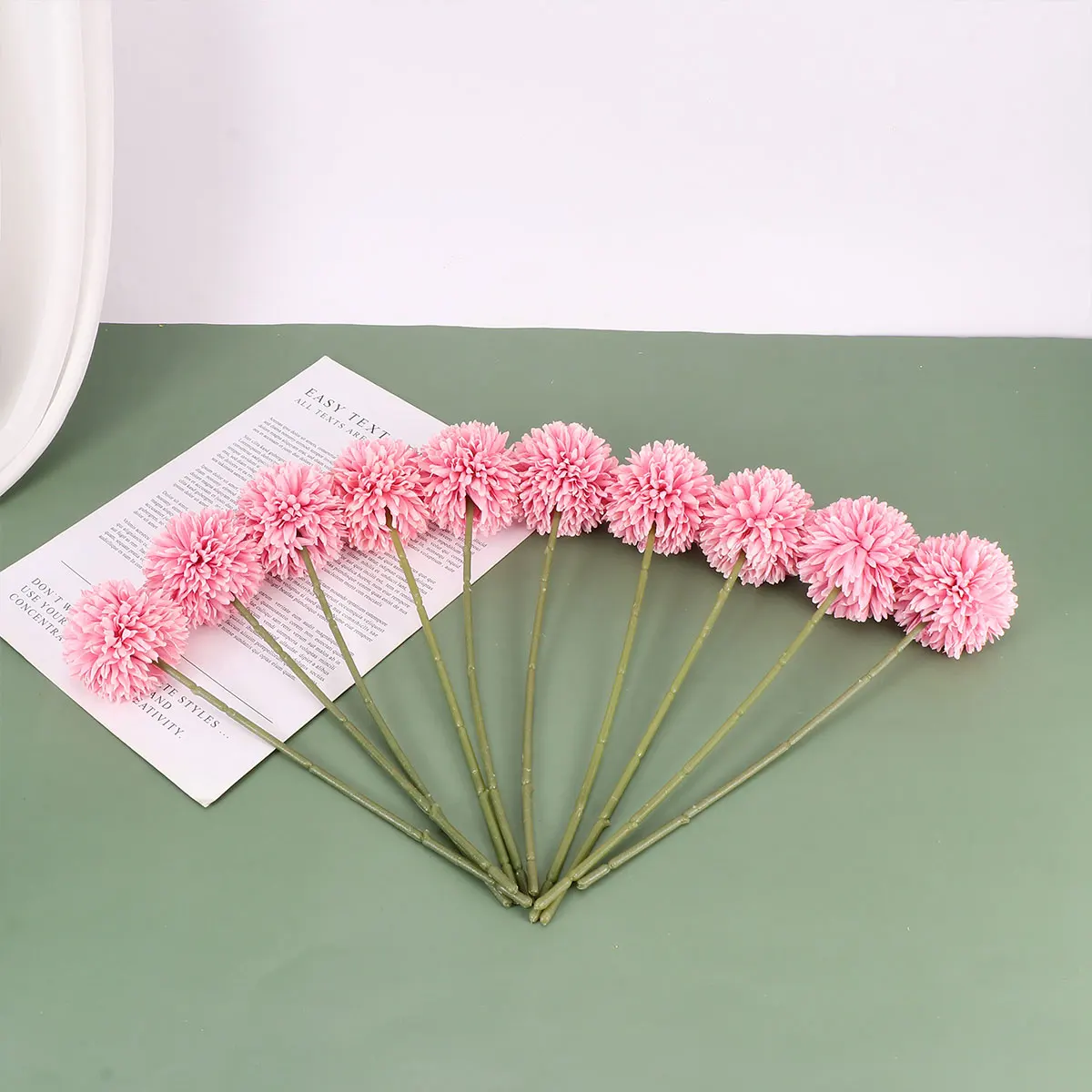 10Pcs Artificial Flower Pink Chrysanthemum Realistic Silk Simulated Fake Flower for Desktop Home Decoration Lifelike Adornment
10Pcs Artificial Flower Pink Chrysanthemum Realistic Silk Simulated Fake Flower for Desktop Home Decoration Lifelike Adornment