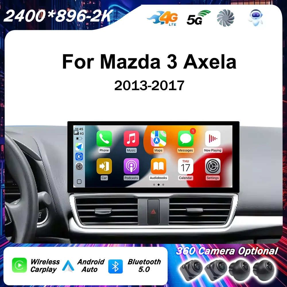 UIS7870/UIS7865 12.3inch For Mazda 3 Axela BM 2013-2017 Car Radio Multimedia Video Player Navigation GPS Android Auto Carplay BT
UIS7870/UIS7865 12.3inch For Mazda 3 Axela BM 2013-2017 Car Radio Multimedia Video Player Navigation GPS Android Auto Carplay BT