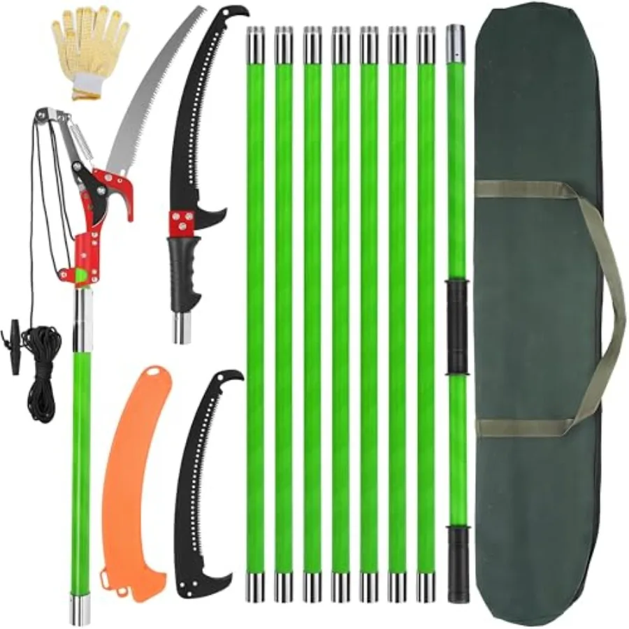 Manual Pole Saw, Extendable Tree Pruner Blade and s Set 9 s, Long Branch Pruner Retractable for Backyard and Garden, Bush Cuttg
Manual Pole Saw, Extendable Tree Pruner Blade and s Set 9 s, Long Branch Pruner Retractable for Backyard and Garden, Bush Cuttg
