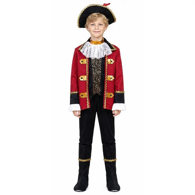 Children's Halloween Pirate Costume Party Clothes Male Child Caribbean Pirate Captain COS Clothes Decoration Traditional Chin...
Children's Halloween Pirate Costume Party Clothes Male Child Caribbean Pirate Captain COS Clothes Decoration Traditional Chin...