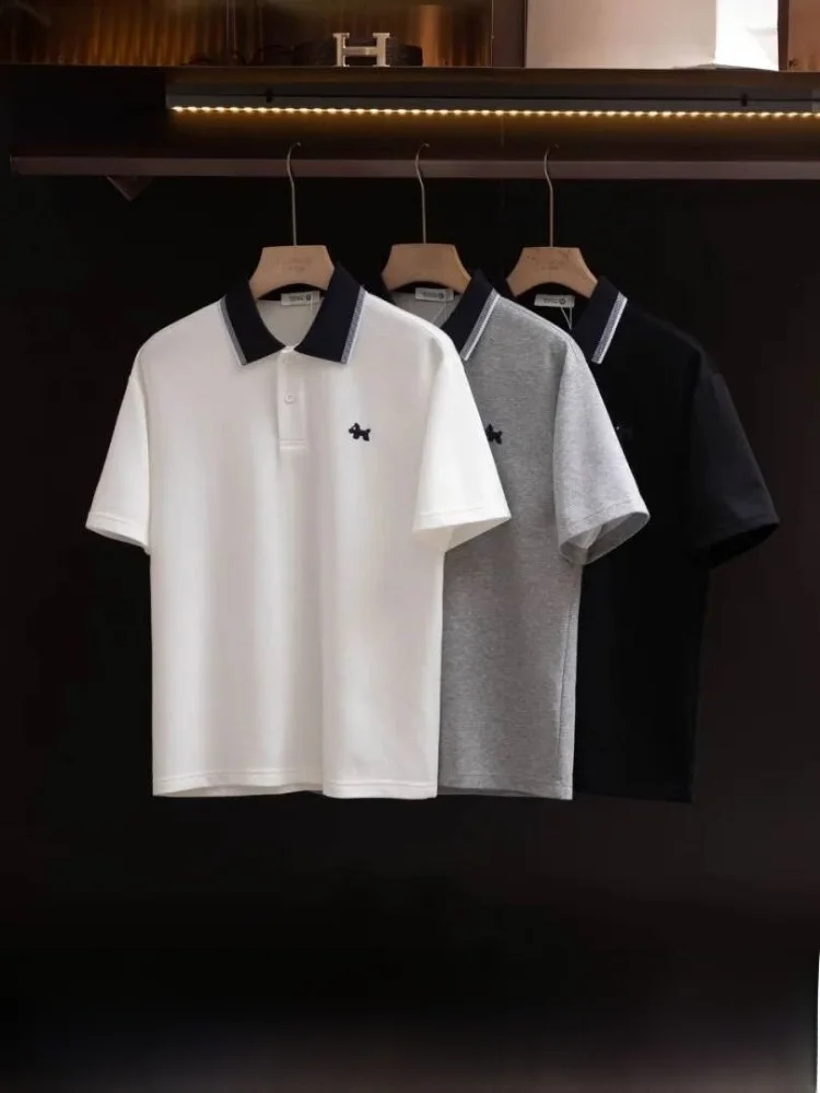 Exquisite Embroidery Color Block Collar Men's Summer Casual Comfortable Breathable Short Sleeve Shirt Fashionable Street...
Exquisite Embroidery Color Block Collar Men's Summer Casual Comfortable Breathable Short Sleeve Shirt Fashionable Street...