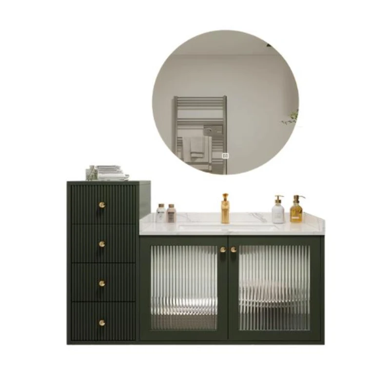 Modern simple rock slab smart bathroom cabinet combination bathroom washstand face wash face light luxury wash basin set
Modern simple rock slab smart bathroom cabinet combination bathroom washstand face wash face light luxury wash basin set