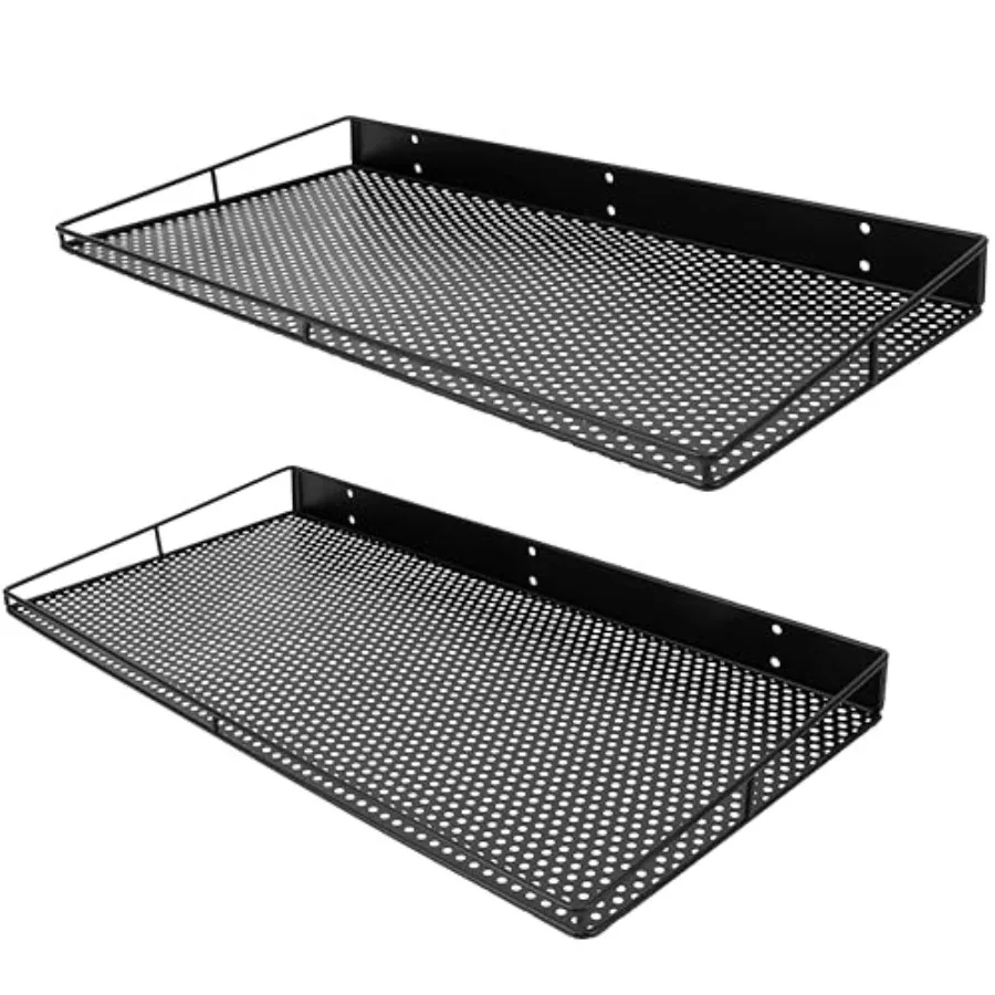 Heavy-Duty Wall Shelf, 2 Pack Garage Shelf, 23.5" x 12" Large Wall Mounted Shelves for Garage, Laundry Room, Closet, Holds Up t
Heavy-Duty Wall Shelf, 2 Pack Garage Shelf, 23.5" x 12" Large Wall Mounted Shelves for Garage, Laundry Room, Closet, Holds Up t
