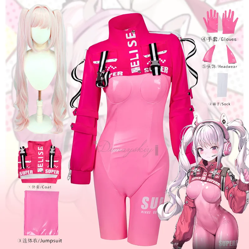 Nikki Game Alice Косплей Полный комплект с боди Парик Пальто Латексный костюм Головные уборы Костюм для женщин Девочек Хэллоуин Карнавальная вечеринка 
Nikki Game Alice Косплей Полный комплект с боди Парик Пальто Латексный костюм Головные уборы Костюм для женщин Девочек Хэллоуин Карнавальная вечеринка