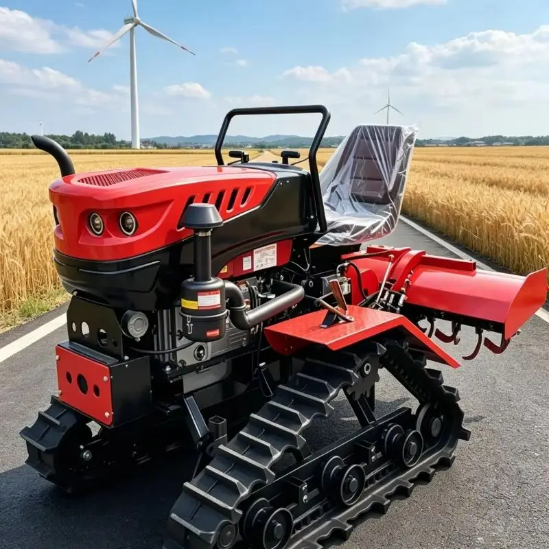 Customized Bestselling Crawler Rotary Tiller, Large-Acreage Farm Land Preparation Equipment, Orchard Tilling Machine
Customized Bestselling Crawler Rotary Tiller, Large-Acreage Farm Land Preparation Equipment, Orchard Tilling Machine