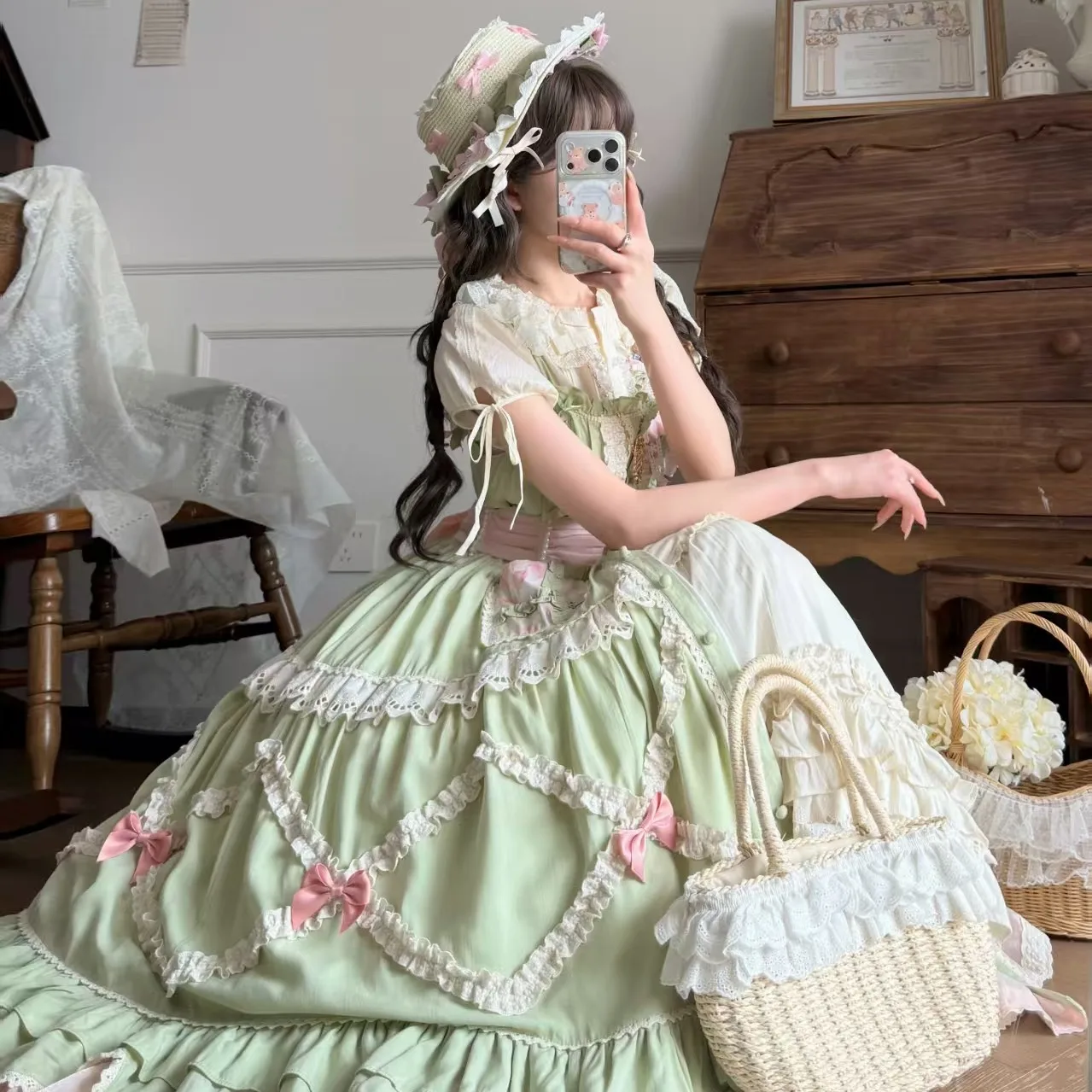 Tulip Field Lolita Jsk Dress Japanese Sweet Lolita Girl Suspended Dress Student Campus Tea Party Dress
Tulip Field Lolita Jsk Dress Japanese Sweet Lolita Girl Suspended Dress Student Campus Tea Party Dress