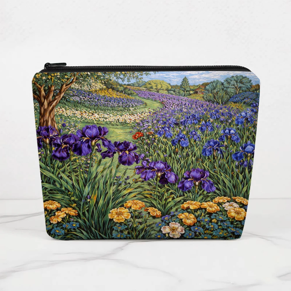 Floral Field With Purple Irises Makeup Bags for Girls Cosmetic Pouch Toiletry Bag Pencil Case Travel Storage
Floral Field With Purple Irises Makeup Bags for Girls Cosmetic Pouch Toiletry Bag Pencil Case Travel Storage