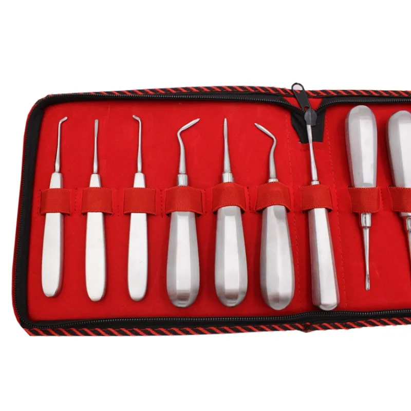 13Pcs/Set Dental Surgical Kit Stainless Steel Elevator & Forceps for Tooth Extraction Root Lift Tools Made in Pakistan
13Pcs/Set Dental Surgical Kit Stainless Steel Elevator & Forceps for Tooth Extraction Root Lift Tools Made in Pakistan