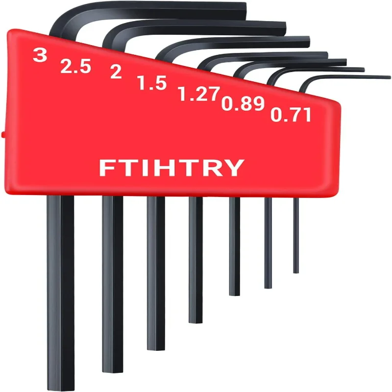 Compact, durable, and high-quality mini hex-L key wrench set for precise adjustments - Easy-to-use 7pcs SAE set made of precisio
Compact, durable, and high-quality mini hex-L key wrench set for precise adjustments - Easy-to-use 7pcs SAE set made of precisio