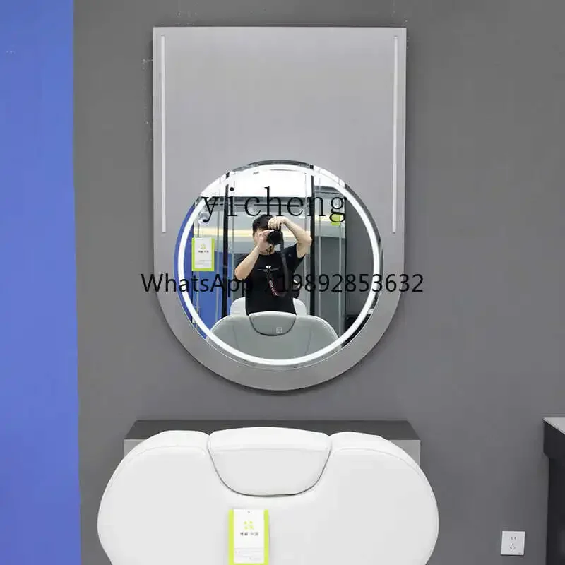 X-11 new barber shop mirror table simple barber shop mirror with countertop makeup perm and dye mirror
X-11 new barber shop mirror table simple barber shop mirror with countertop makeup perm and dye mirror