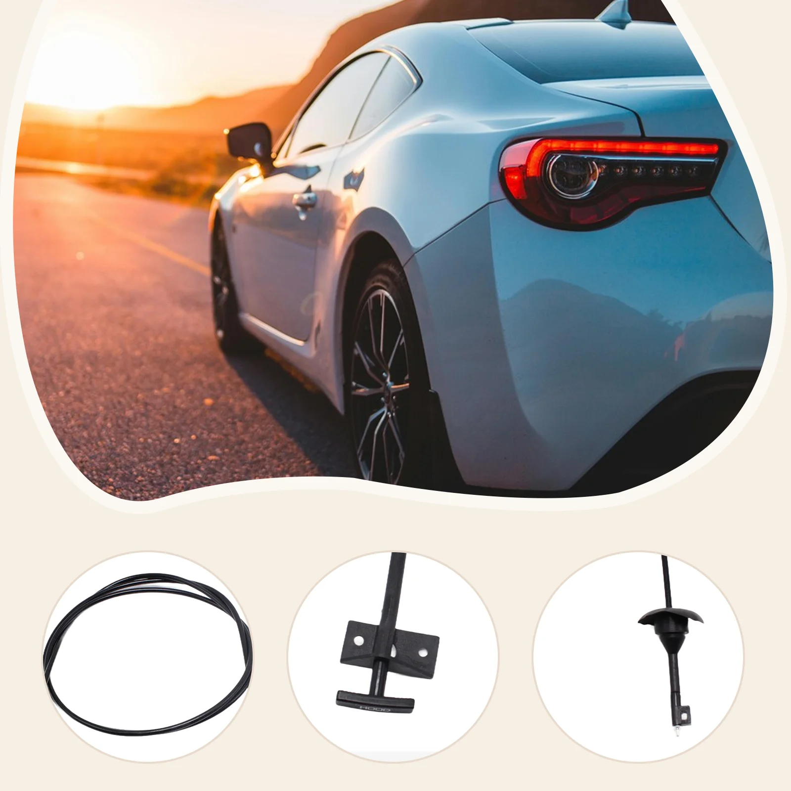 Hood Release Cable Assembly Replacement Car Control Device for Ford
Hood Release Cable Assembly Replacement Car Control Device for Ford