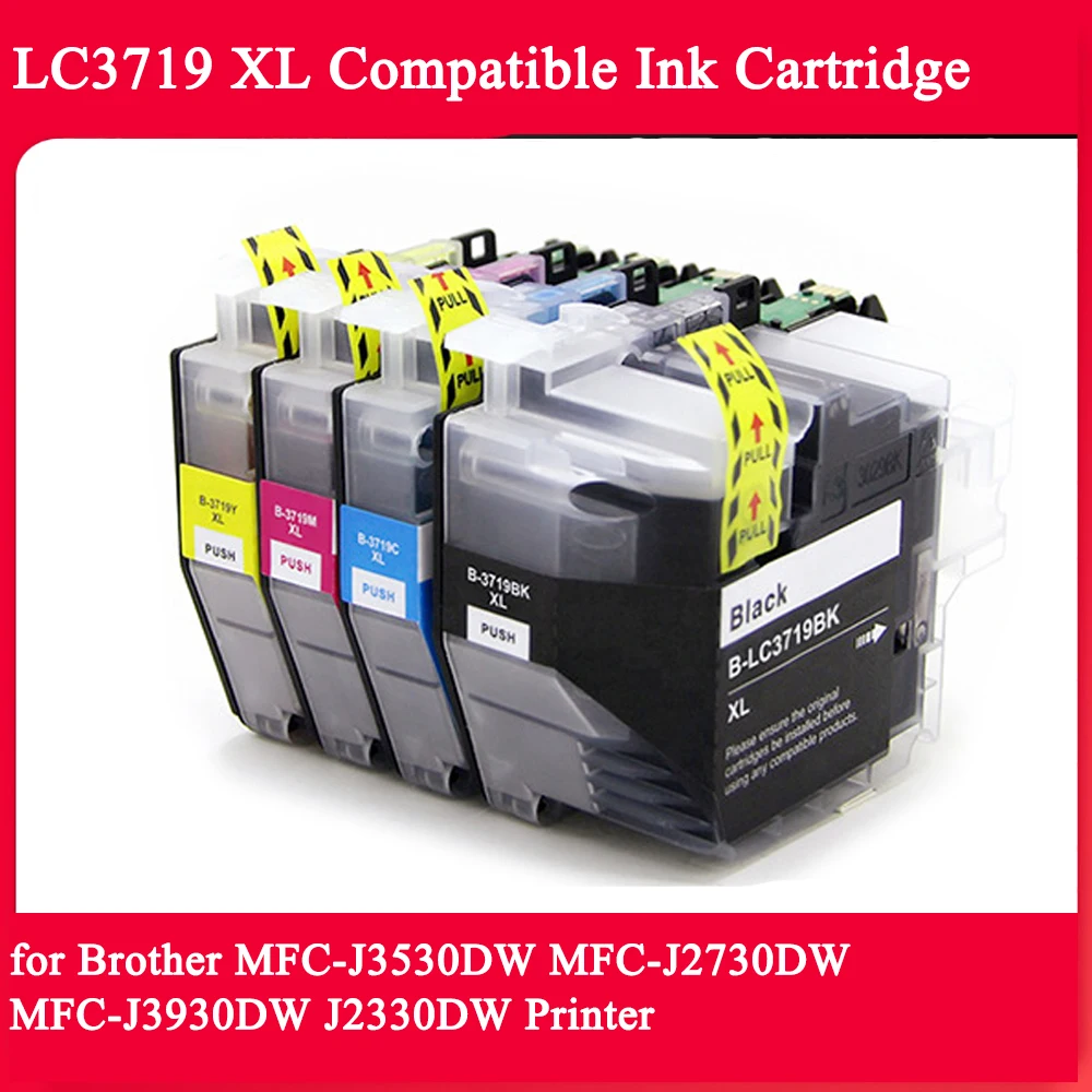 LC3719 3719xl Совместимый полный картридж с чернилами для принтера Brother MFC-J3530DW MFC-J2730DW MFC-J3930DW J2330DW
LC3719 3719xl Совместимый полный картридж с чернилами для принтера Brother MFC-J3530DW MFC-J2730DW MFC-J3930DW J2330DW