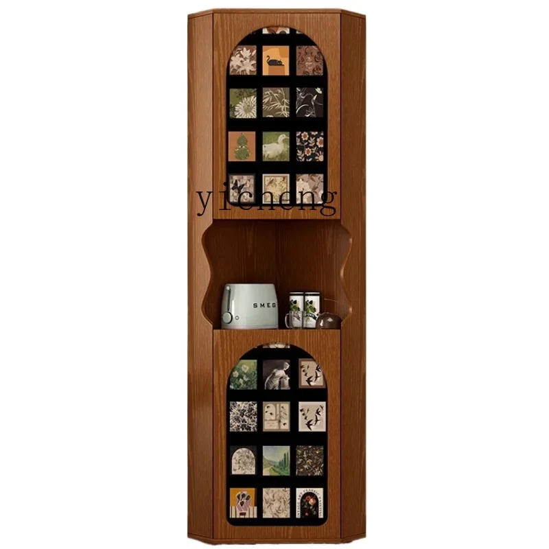 ZK French retro puzzle triangular cabinet living room corner cabinet dining room solid wood rack decorative storage
ZK French retro puzzle triangular cabinet living room corner cabinet dining room solid wood rack decorative storage