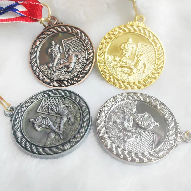 Football medal School Sports Medal Gold Silver Bronze Motion, Honor Communication Ability/self-confidence Developing 5.0 cm
Football medal School Sports Medal Gold Silver Bronze Motion, Honor Communication Ability/self-confidence Developing 5.0 cm