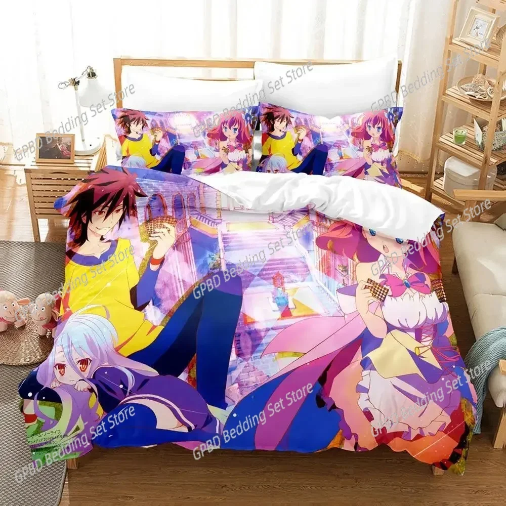 No Game No Life Sora and Shiro Bedding Set Bedroom Soft Modern Bedspreads Comefortable Duvet Cover Quilt Cover And Pillowcase
No Game No Life Sora and Shiro Bedding Set Bedroom Soft Modern Bedspreads Comefortable Duvet Cover Quilt Cover And Pillowcase