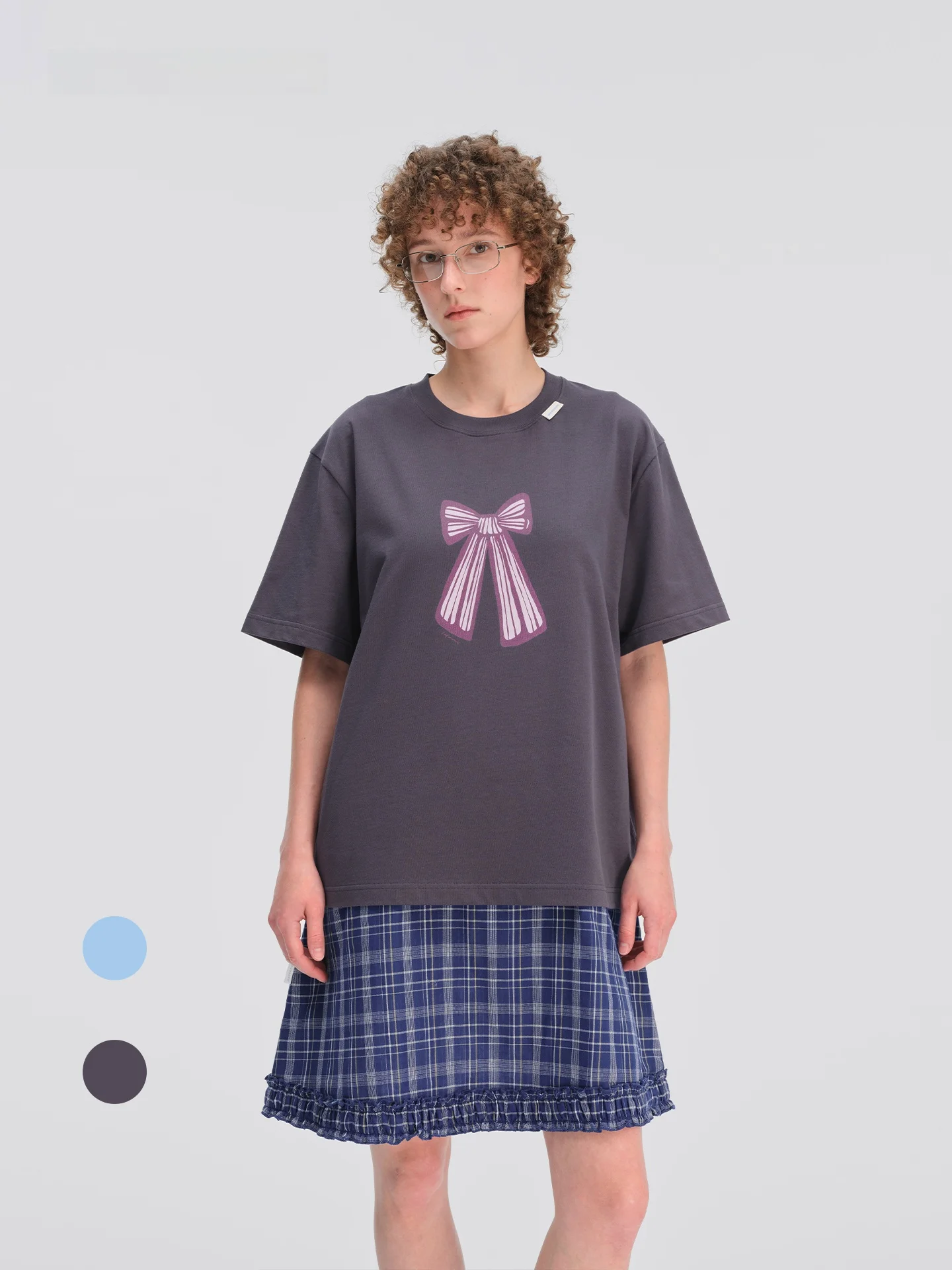 SAFEROOM Vintage Loose Short Sleeve T-Shirt with Bow Print Comfortable Breathable Women's round Neck Top for Spring
SAFEROOM Vintage Loose Short Sleeve T-Shirt with Bow Print Comfortable Breathable Women's round Neck Top for Spring