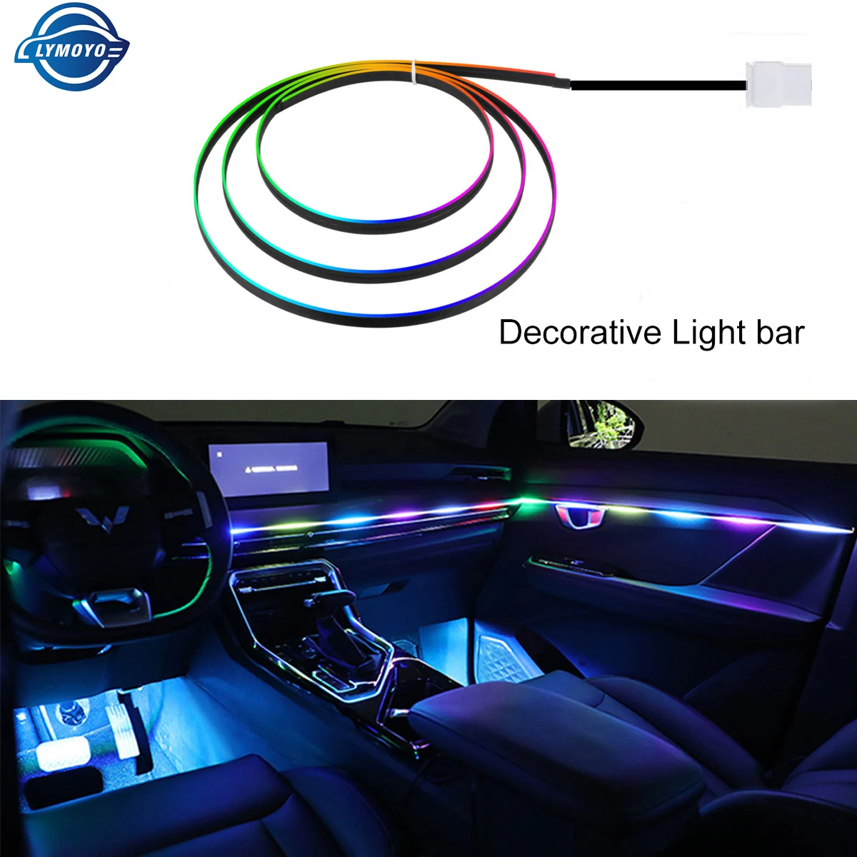 For 110/140CM Car LED Acrylic Light Strip RGB Symphony Auto Interior Decorative Light Bar Extended Line Replacement Accessories
For 110/140CM Car LED Acrylic Light Strip RGB Symphony Auto Interior Decorative Light Bar Extended Line Replacement Accessories