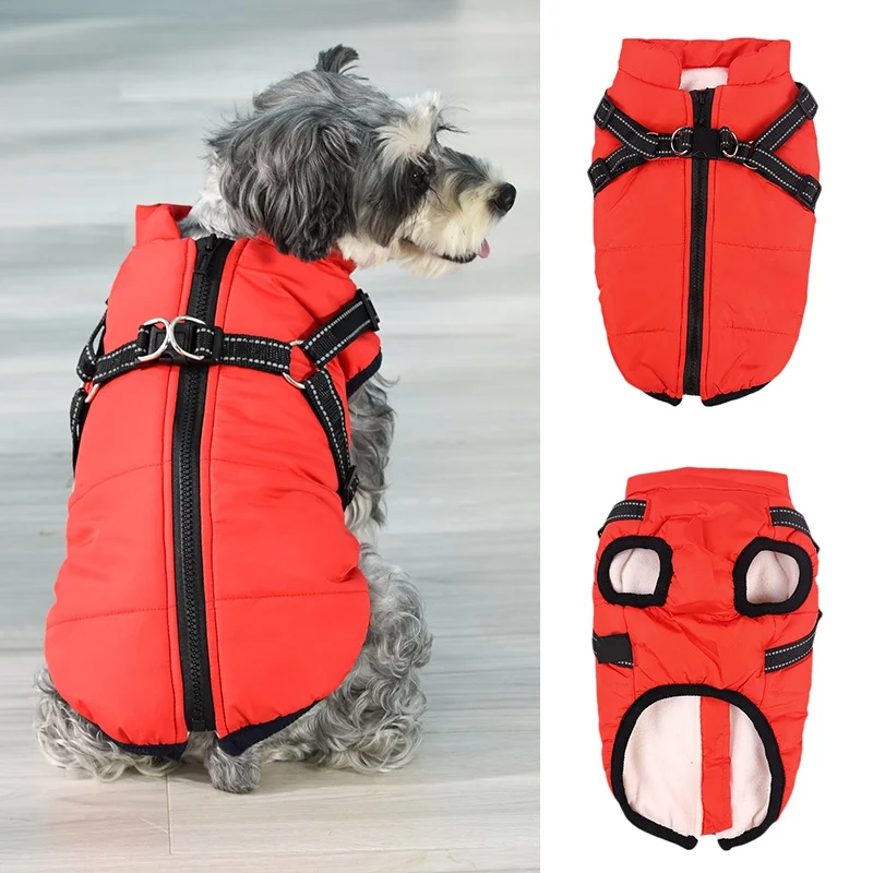 Winter Pet Dog Cat Coat Pet Dog Jacket with Harness Comfortable Breathable Warm Soft for Small Large Dogs
Winter Pet Dog Cat Coat Pet Dog Jacket with Harness Comfortable Breathable Warm Soft for Small Large Dogs