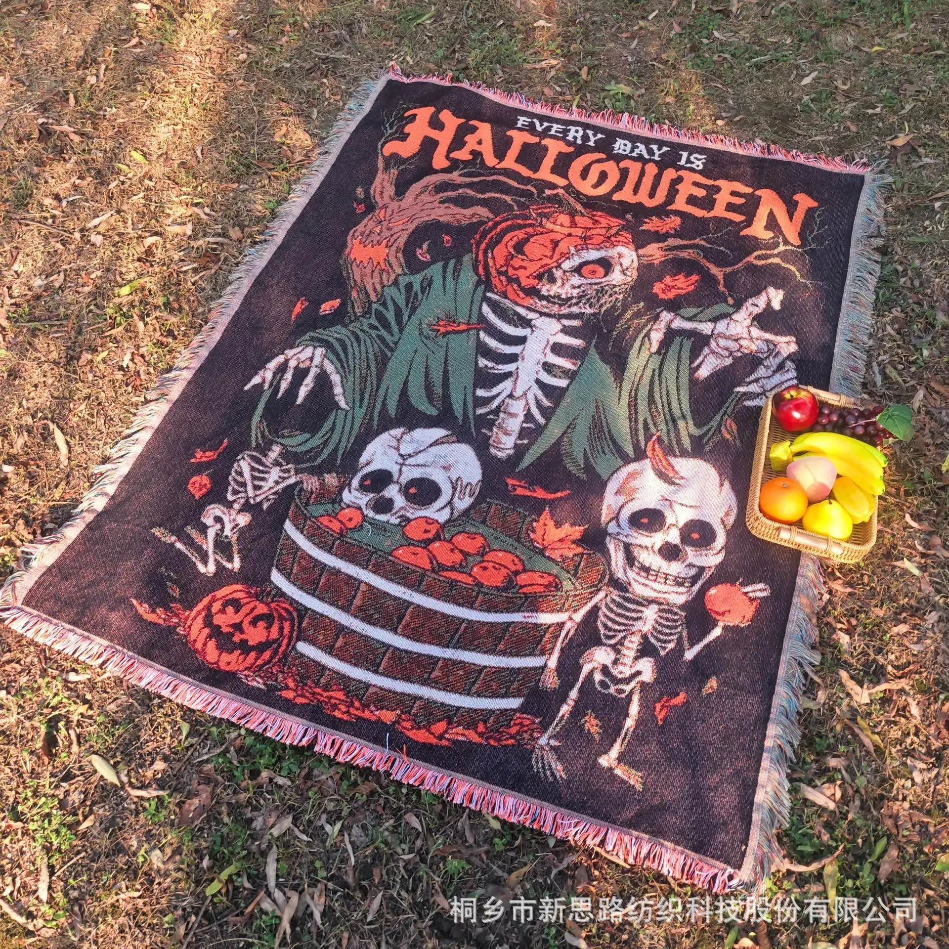 Halloween Pumpkin Skull Sofa Blanket, Portable Outdoor Picnic Mat Cotton and Linen Breathable Couch Throw Blanket, Art Tapestry
Halloween Pumpkin Skull Sofa Blanket, Portable Outdoor Picnic Mat Cotton and Linen Breathable Couch Throw Blanket, Art Tapestry