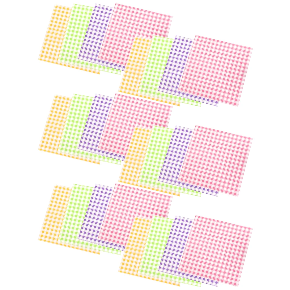 400pcs Baking Paper Sheets 7 Inch Colored Checkered Food Wrapping Packing Tools Greaseproof Sandwich Wraps
400pcs Baking Paper Sheets 7 Inch Colored Checkered Food Wrapping Packing Tools Greaseproof Sandwich Wraps