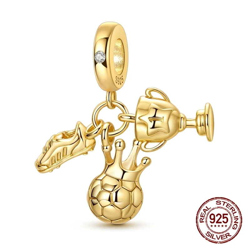 Футбольная рубашка из стерлингового серебра 925, трикотажная подвеска, спортивный шарм, подходит для оригинальных браслетов с подвесками, женские ювелирные изделия «сделай сам», подарок
Футбольная рубашка из стерлингового серебра 925, трикотажная подвеска, спортивный шарм, подходит для оригинальных браслетов с подвесками, женские ювелирные изделия «сделай сам», подарок