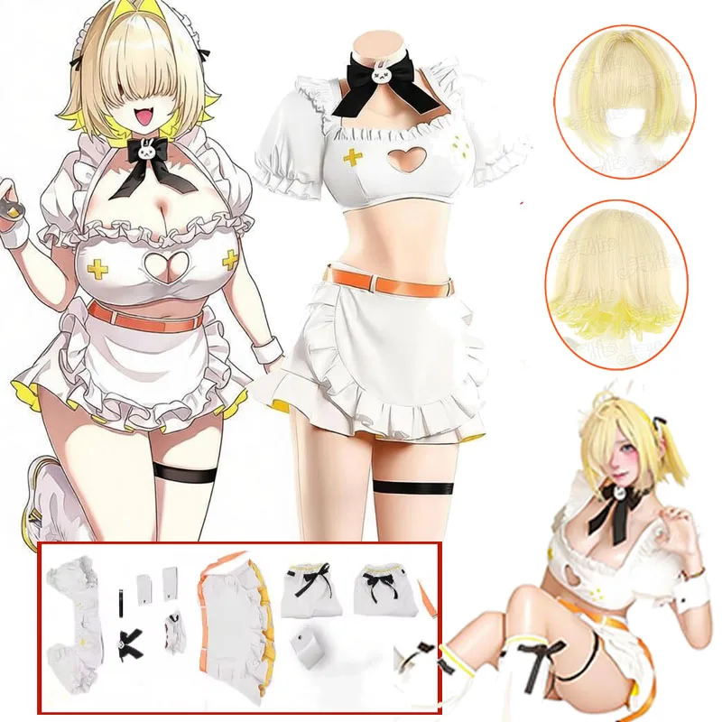 Anime Elegg Cosplay Nice Stitching cosplay outfits Women Sweet Maid Uniform Headwear Socks Props Halloween Carnival Masquerade
Anime Elegg Cosplay Nice Stitching cosplay outfits Women Sweet Maid Uniform Headwear Socks Props Halloween Carnival Masquerade