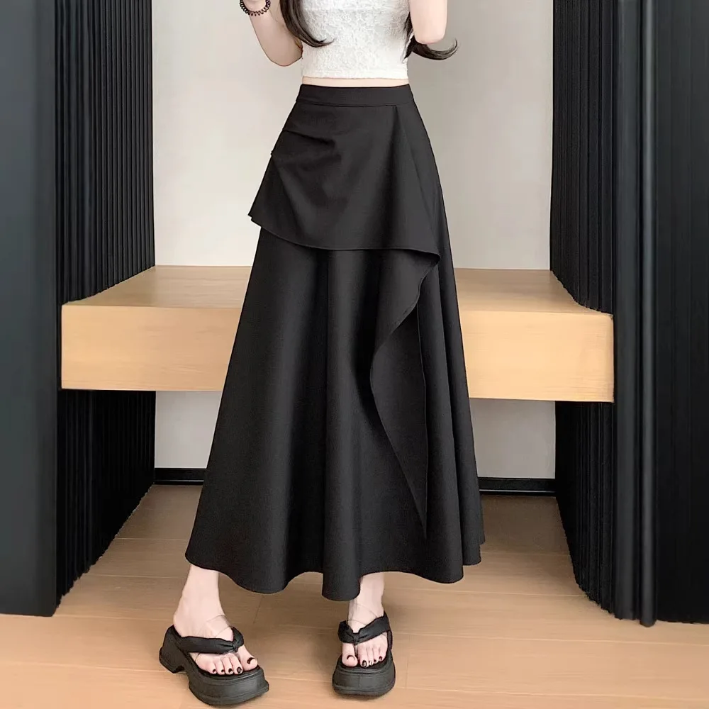 A-shaped Skirt Women's 2026 Summer New High-waisted Pendulum Dress
A-shaped Skirt Women's 2026 Summer New High-waisted Pendulum Dress
