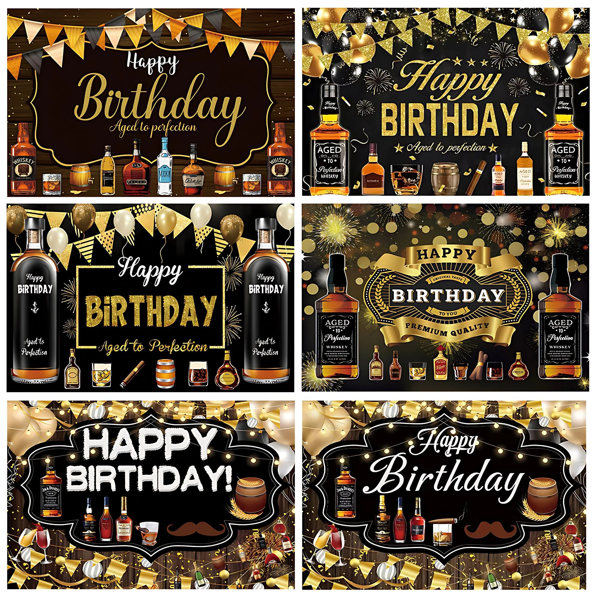 Black and Gold Whiskey Beer Background Men's Birthday Party Decoration Banner Supplies Restaurants Bars Cafes Decor Curtain Prop
Black and Gold Whiskey Beer Background Men's Birthday Party Decoration Banner Supplies Restaurants Bars Cafes Decor Curtain Prop
