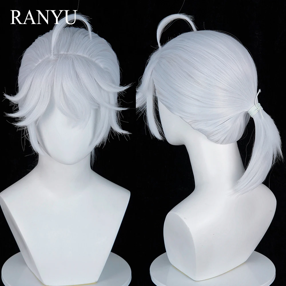 White Blue Synthetic Wigs with Bangs Short Straight Fluffy Anime Game Cosplay Wig Heat Resistant for Daily Party
White Blue Synthetic Wigs with Bangs Short Straight Fluffy Anime Game Cosplay Wig Heat Resistant for Daily Party