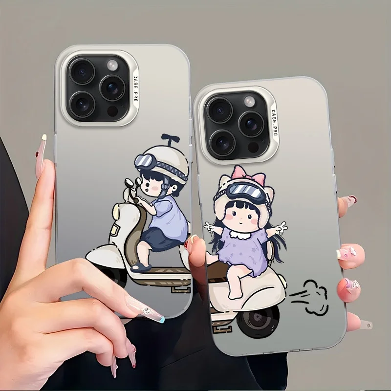 A couple for a ride phone case for iPhone 16 15 14 13 12 11 Pro/ Max/Plus shock-proof rear cover anti-fingerprint
A couple for a ride phone case for iPhone 16 15 14 13 12 11 Pro/ Max/Plus shock-proof rear cover anti-fingerprint