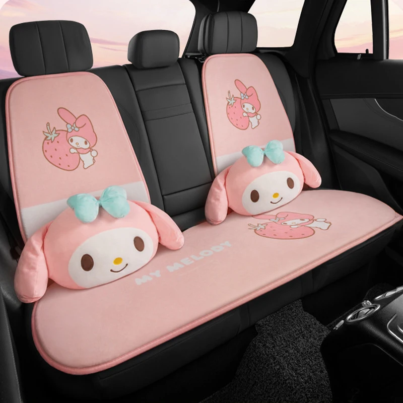 Sanrio подушка для автомобильного сиденья, подушка для спины, плюшевая дышащая противоскользящая My Melody, милый мультяшный аниме, украшение автомобиля, аксессуары, подарок
Sanrio подушка для автомобильного сиденья, подушка для спины, плюшевая дышащая противоскользящая My Melody, милый мультяшный аниме, украшение автомобиля, аксессуары, подарок