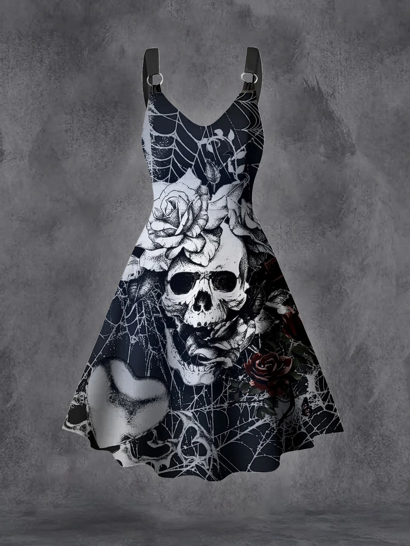 Plus Size Goth Punk Dress Women Black Gothic Lace Up Corset A-Line Halloween Dress
Plus Size Goth Punk Dress Women Black Gothic Lace Up Corset A-Line Halloween Dress