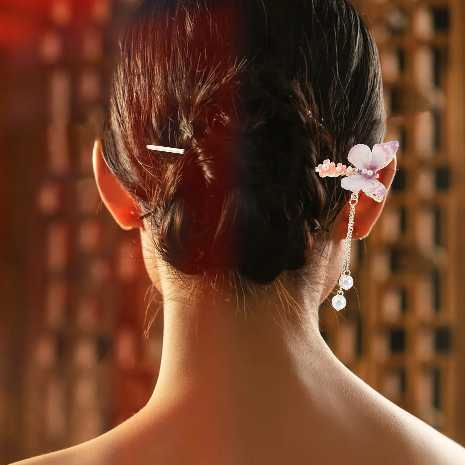 Butterfly Hairpin Chinese Sticks Tassels Flower Cute Clips Women Floral Accessories Long Hair Pins Hair Jewelry
Butterfly Hairpin Chinese Sticks Tassels Flower Cute Clips Women Floral Accessories Long Hair Pins Hair Jewelry