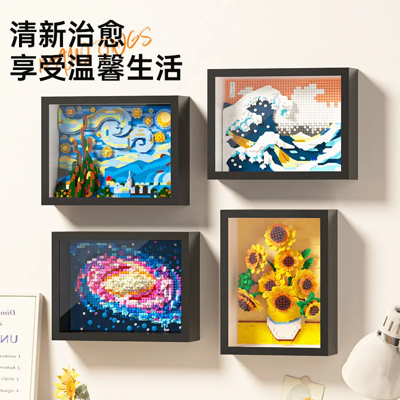 Art 3D Building Blocks Famous World Painting Van Gogh Starry Night Sunflower Display Frame Desktop Ornament Handmade Gift
Art 3D Building Blocks Famous World Painting Van Gogh Starry Night Sunflower Display Frame Desktop Ornament Handmade Gift
