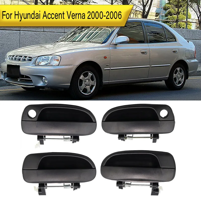For Hyundai Accent Verna 2000-2006 Car Outside Exterior Door Handle 82650-25000 82660-25000 83650-25000 83660-2500
For Hyundai Accent Verna 2000-2006 Car Outside Exterior Door Handle 82650-25000 82660-25000 83650-25000 83660-2500