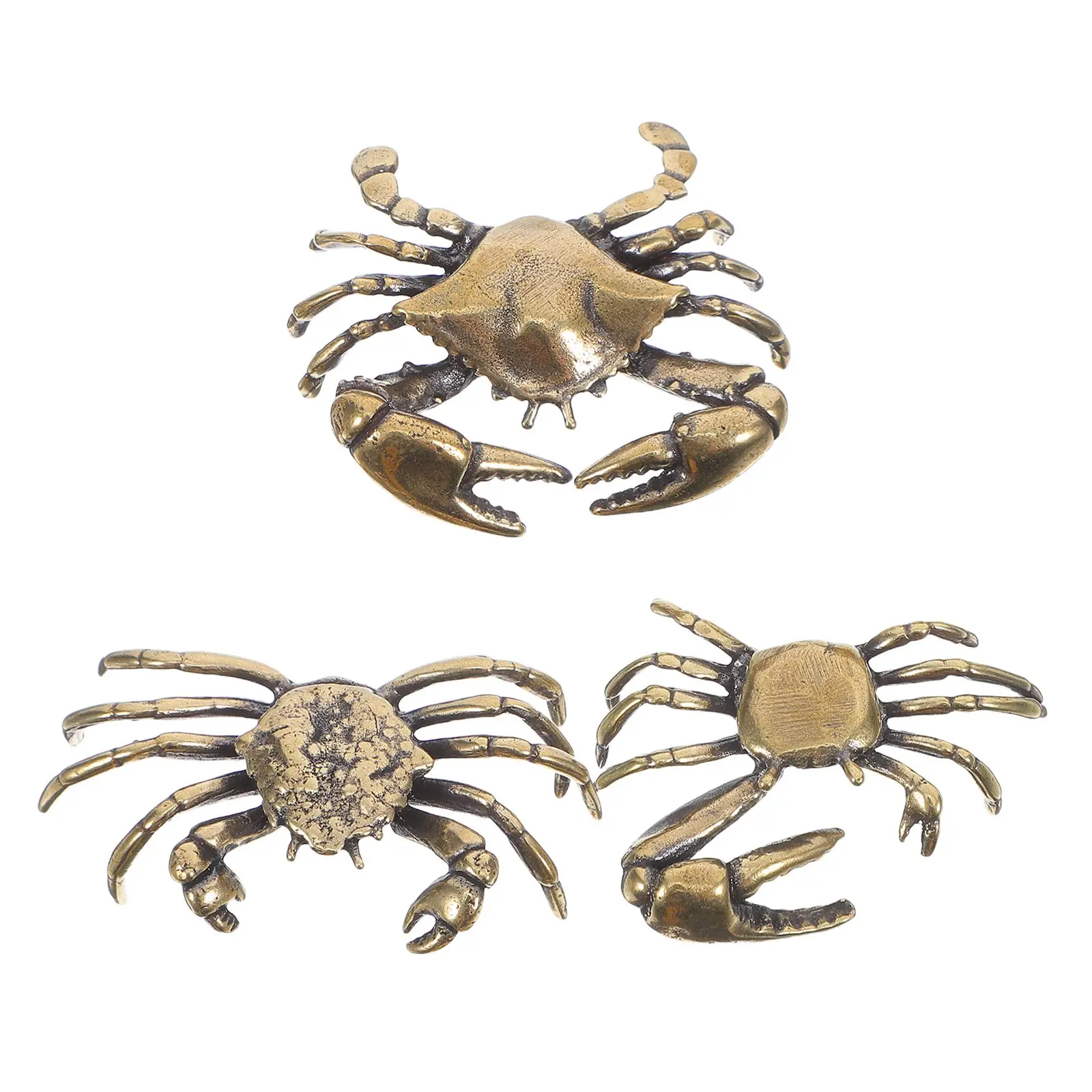 3 Pcs Retro Crab Ornament Sturdy Desktop Decor Miniature Figurine Vintage Crabs Adornments Tea House Objects
3 Pcs Retro Crab Ornament Sturdy Desktop Decor Miniature Figurine Vintage Crabs Adornments Tea House Objects