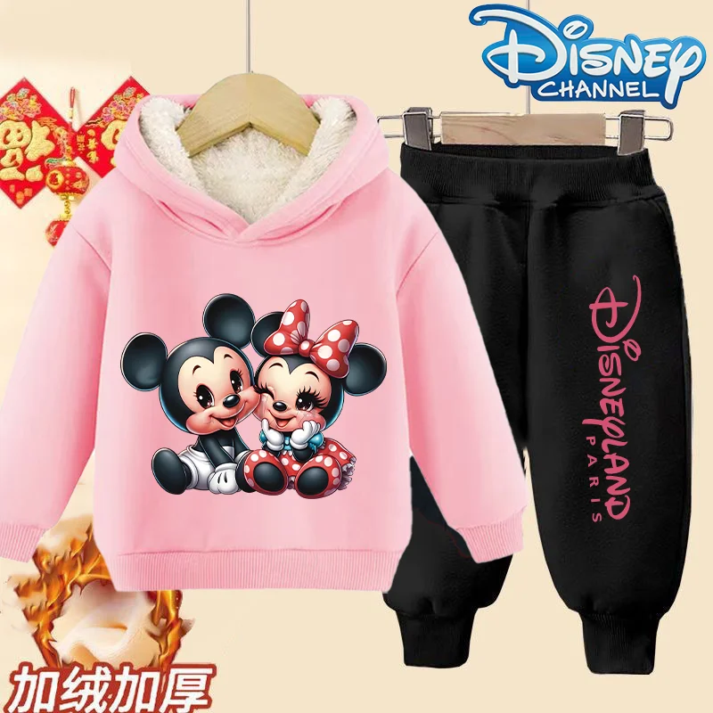 2pcs Mickey Mouse Winter Child Girls Clothes Set Kids Boys Disney Sweatshirts Pullover & Pants Suit Long Sleeve Plush Warm Suits
2pcs Mickey Mouse Winter Child Girls Clothes Set Kids Boys Disney Sweatshirts Pullover & Pants Suit Long Sleeve Plush Warm Suits
