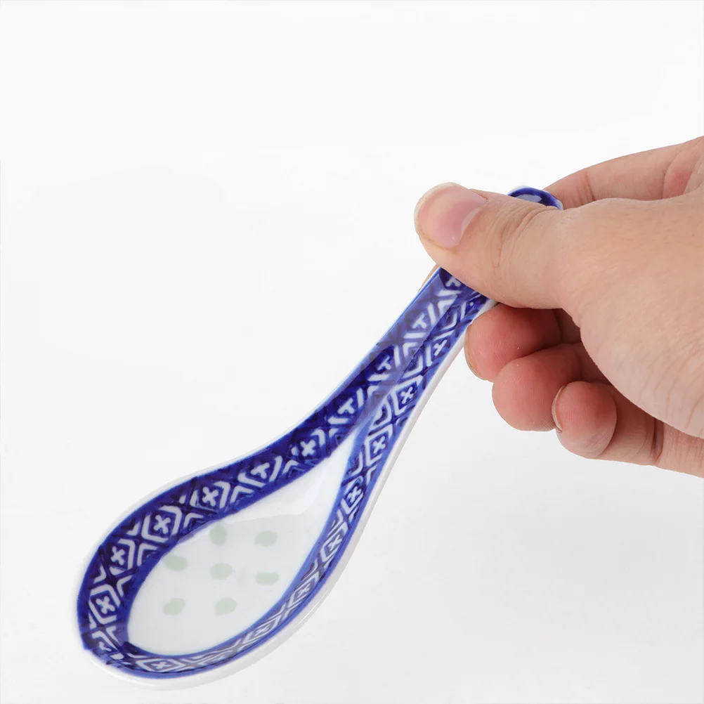 6Pcs Blue and White Ceramic Spoons High-Grade Fashion Home Party Soup Spoon Multi-Function Chinese Style Scoop for Porridge Rice
6Pcs Blue and White Ceramic Spoons High-Grade Fashion Home Party Soup Spoon Multi-Function Chinese Style Scoop for Porridge Rice