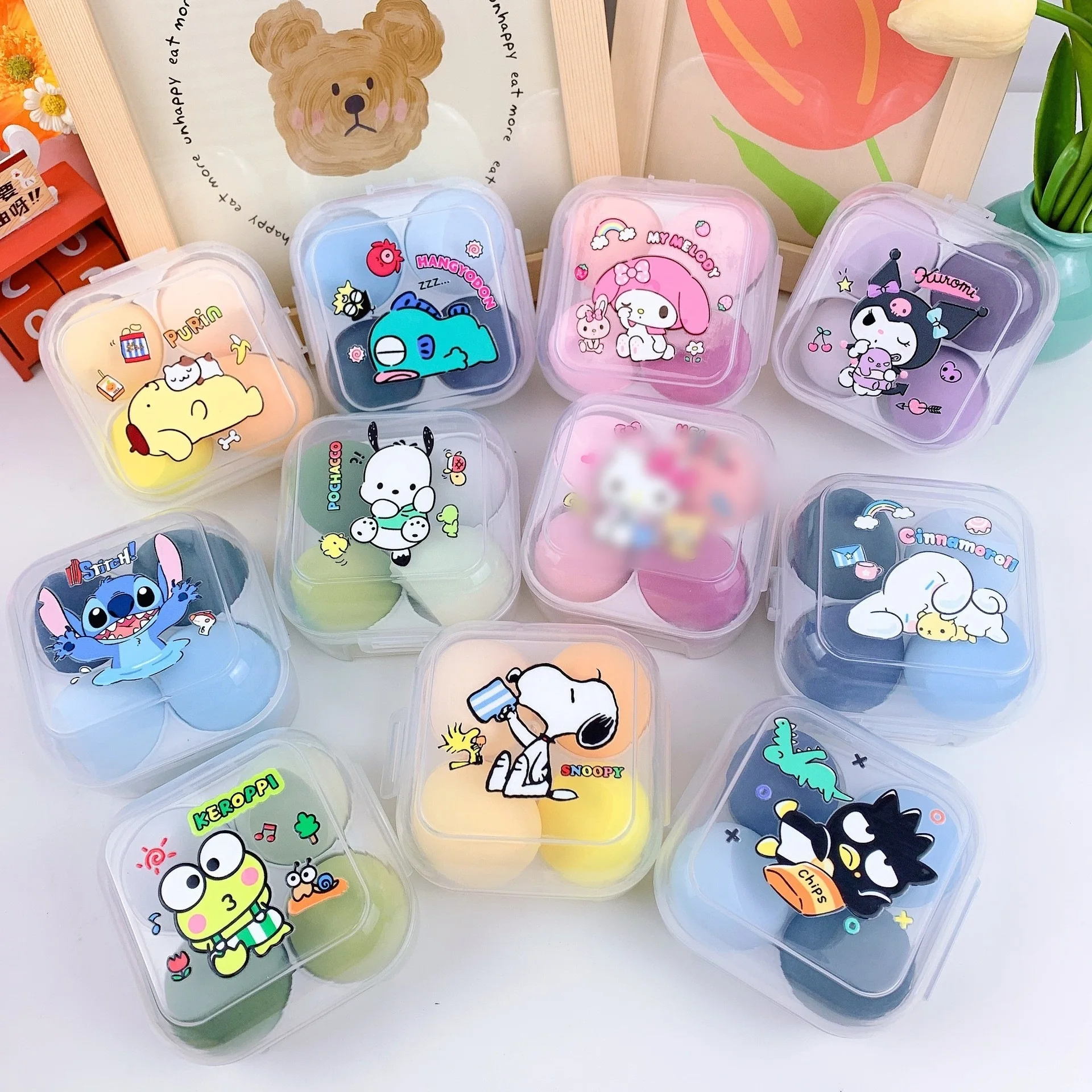 Soft Makeup Blender Sponge for Dry & Wet Use, Non-Absorbent Powder Puff for Foundation, Cute Bag Pendant Keychain
Soft Makeup Blender Sponge for Dry & Wet Use, Non-Absorbent Powder Puff for Foundation, Cute Bag Pendant Keychain