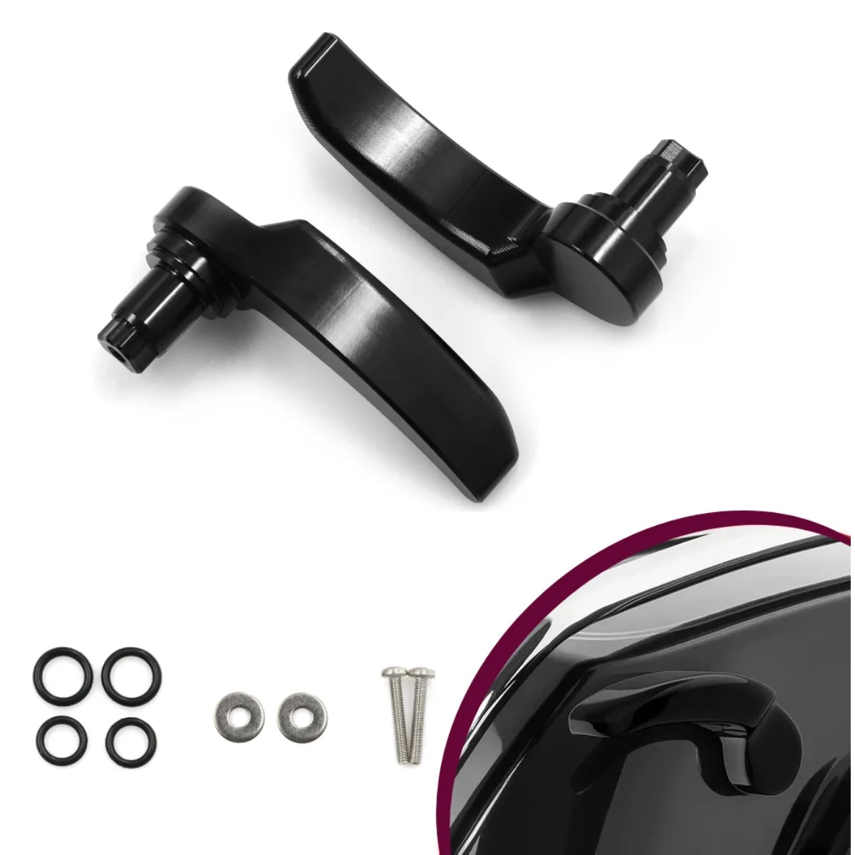 Aluminum Motorcycle Saddle Bag Latch Kit For Harley Electra Glide Street Glide Road King 14-21 Black Silver
Aluminum Motorcycle Saddle Bag Latch Kit For Harley Electra Glide Street Glide Road King 14-21 Black Silver